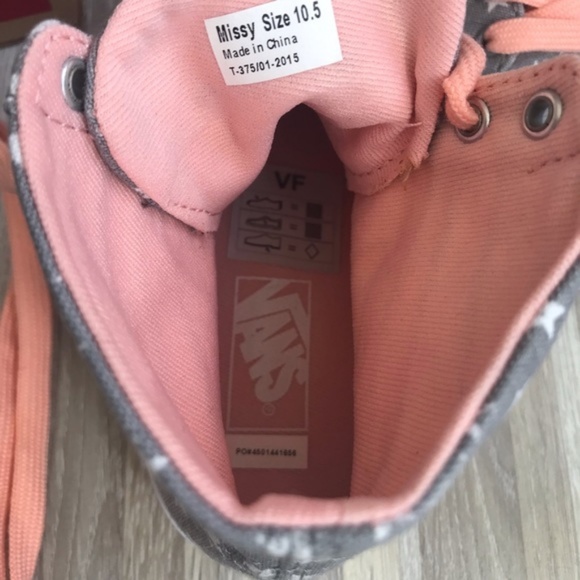NWT VANS Corrie HI Faded Flag Grey Kids AUTHENTIC - Picture 7 of 7